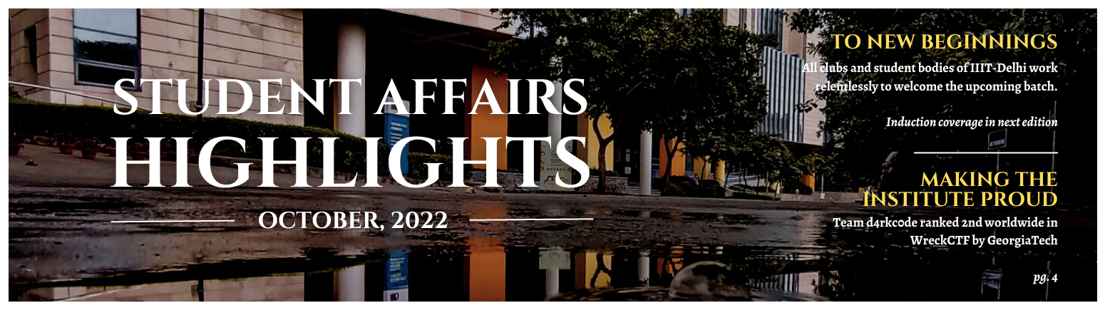 Student Affairs Hightlights