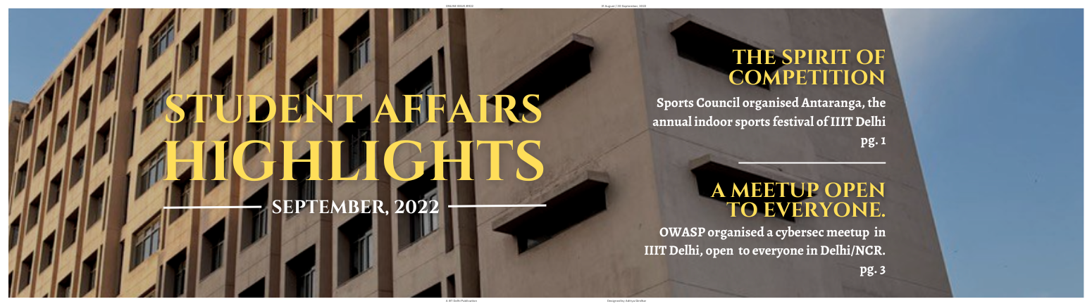 Student Affairs Hightlights